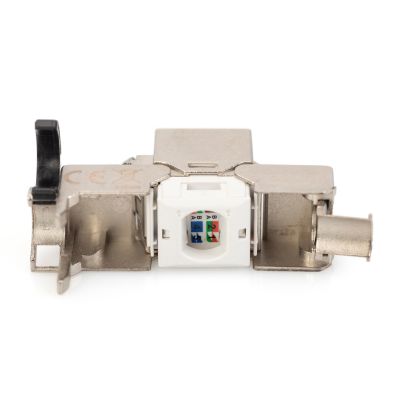 47. Digitus Keystone Modul CAT 6A, geschirmt mit intelligentem Kabelmanagement, Set (24 Stück)