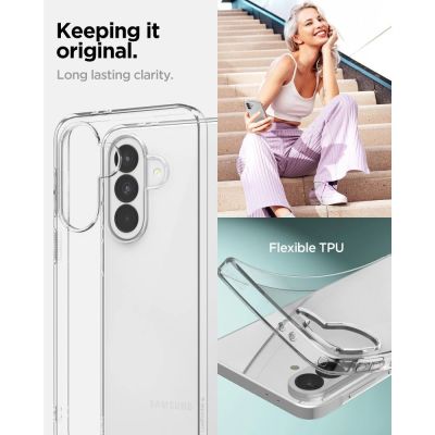 11. Spigen Liquid Crystal Hülle für Samsung Galaxy A37 5G – Transparent