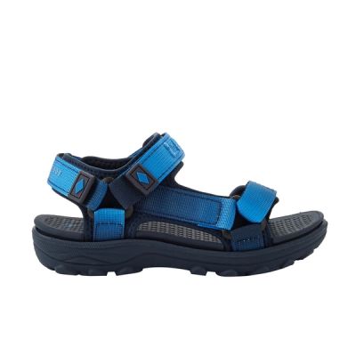 2. Lee Cooper Kinderschuhe, Jungen-Sandalen mit Klettverschluss für den Sommerstrand, blau