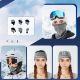 3. Qunature 11230014001 Skischal, Sport-Bandana, Einheitsgröße - Grau