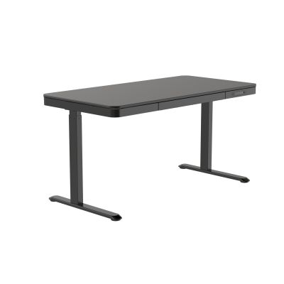 ACTIVEJET Schreibtisch mit elektrischer Höhenverstellung, Höhe 120 x 60 cm, ET119S, schwarz