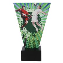 Glas-Fußballtrophäe Triumph