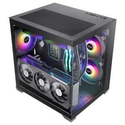 3. TACENS MARS MC-VIEW3 3xARGB USB-C mATX- Gehäuse