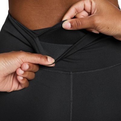 4. Nike One Seamless Front Damen-Leggings Schwarz HJ9195 013