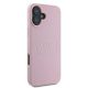 4. Guess Grained Gold Ring MagSafe-Hülle für iPhone 16 Plus – Rosa