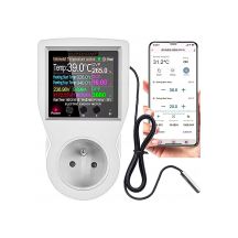 Thermostat mit 230-V-Steckdose, Energiezähler, Tuya WLAN