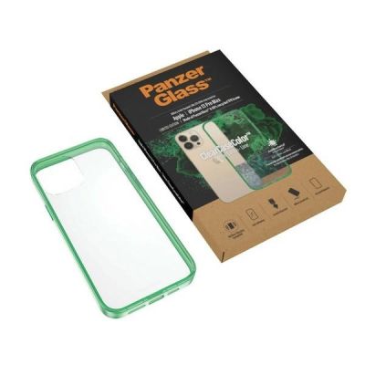 5. PanzerGlass ClearCase Antibakterielle, in Militärqualität zertifizierte Hülle für iPhone 13 Pro Max – Transparentes Grün