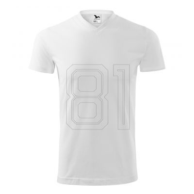 4. Adler Heavy V-Ausschnitt U T-Shirt MLI-11100