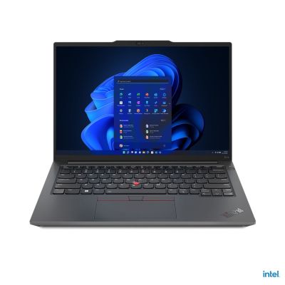 Lenovo ThinkPad E14 Gen 5 i7-1355U 14" WUXGA TouchIPS 300 Nits AG 16 GB DDR4 SSD512 Iris Xe Tastatur mit Hintergrundbeleuchtung, Frontkamera, 1080p-Kamera, 47 Wh W11Pro Graphitschwarz (REPACK) 2 Jahre