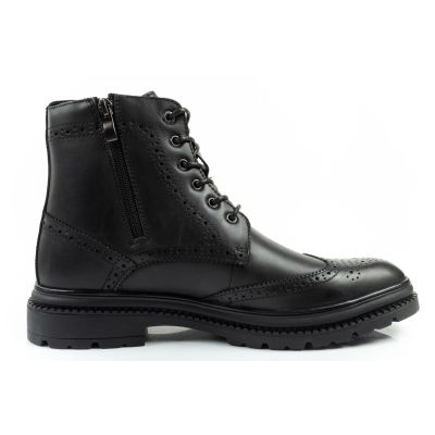 4. Lee Cooper Herrenschuhe Chelsea Boots, elegant, Leder, schwarz