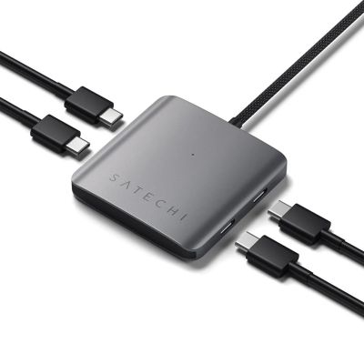 5. Satechi - Hub - mit Stromversorgung - 4 x USB-C 3.2 Gen 2 - Desktop-Computer