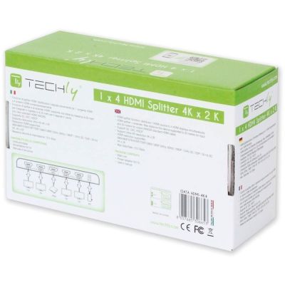 9. Techly IDATA HDMI-4K4 4x HDMI TV-Splitter