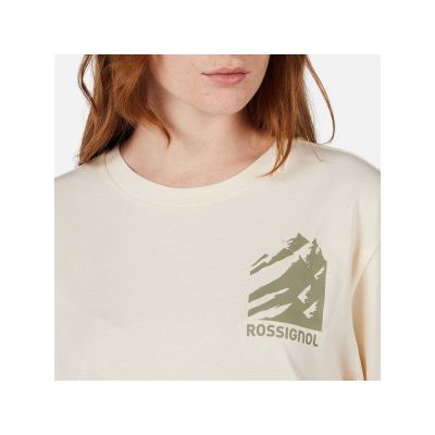 5. ROSSIGNOL W Waterfall Relax Tee Damen Weiß