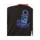 3. RIP CURL Vaporcool Search Stack Tee Schwarz