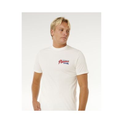 6. Herren-T-Shirt RIP CURL Desti Animals Tee weiß