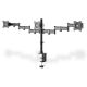 11. Dreifacher Tischständer (Klemme) 3xLCD max. 27" max. 8kg Neigung und Schwenkung 360° (PIVOT)