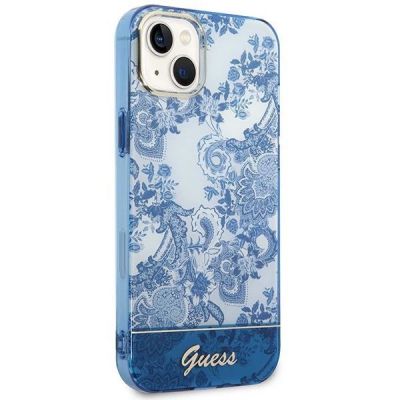 4. Ratet Guess , GUHCP14MHGPLHB iPhone 14 Plus 6,7" blau/blaue Hardcase Porcelain Collection