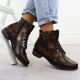 5. Rieker D4382-25 Remonte Braune wasserdichte Damen-Ankle-Boots