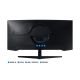 2. SAMSUNG ODYSSEY G5 LED-MONITOR 34" LC34G55TWWPXEN
