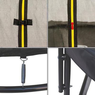 10. ENERO Trampolin mit Innennetz 305 cm Premium