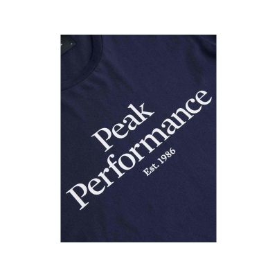 4. T-Shirt Peak Performance M Original Tee blau