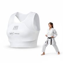Elastisches WKF-Karate-Schutzoberteil für Damen | MOOTO