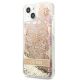 2. Guess GUHCP13SLFLSD iPhone 13 mini 5,4" Gold/Gold Hardcase Paisley Liquid Glitter