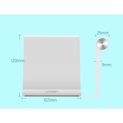 11. Ugreen LP115 30485 120 x 107 mm Tischständer für Tablet/Telefon 4,7–11 Zoll – weiß