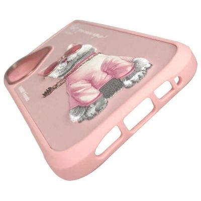8. Nimmy Glasses Cool Cat iPhone 16 Hülle - Rosa