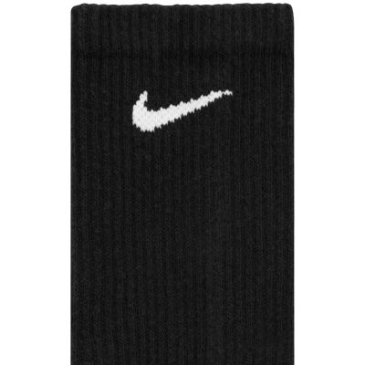 4. Nike Everyday Plus Cush Socken, 6 Paar, Schwarz, SX6897 010