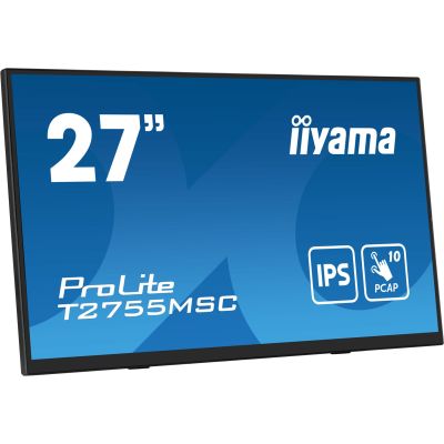 4. iiyama ProLite T2755MSC-B1 Computermonitor 68,6 cm (27") 1920 x 1080 px Full HD LED-Touchscreen Blade Schwarz