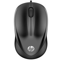 HP 1000 Kabelgebundene optische Maus mit 3 Tasten und 1000 DPI, Schwarz, 4QM14AA