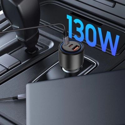 5. CC04 3-Port PD130W Autoladegerät - schwarz