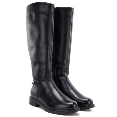 4. Damen-Lederstiefel, schwarz, Potocki JE19500