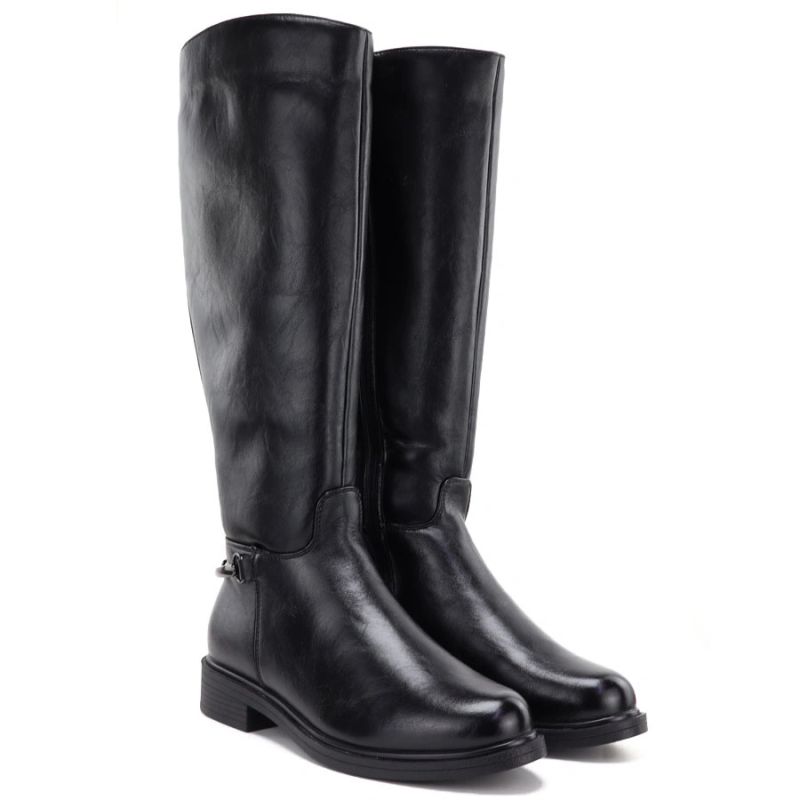 4. Damen-Lederstiefel, schwarz, Potocki JE19500