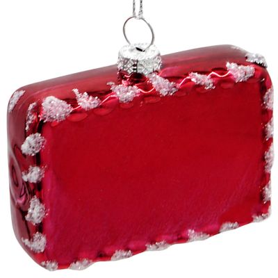 4. BRIEF AN DEN WEIHNACHTSMANN IN GLASKUGELFORM - SCHNEEFLOCKE