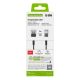 4. SBS TECABLETC3MTK USB-A – USB-C-Kabel 3 m – Schwarz