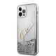 2. Guess GUHCP12LGLVSSI iPhone 12 Pro Max 6,7" Silber/Silber Hardcase Glitter Vintage Script