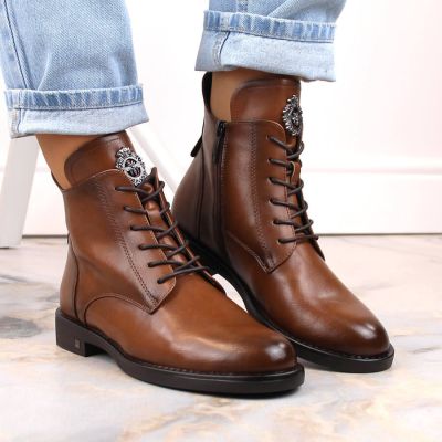 7. Schnür- und Reißverschlussstiefeletten Potocki W WOL171C braun 