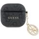 Guess 4G Strass Charm Case für AirPods 4 - Schwarz
