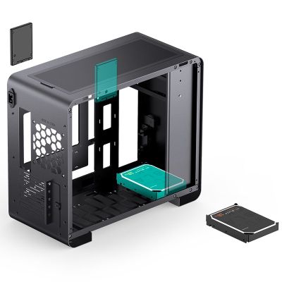 13. Jonsbo U4 Mini Mini Tower Schwarz