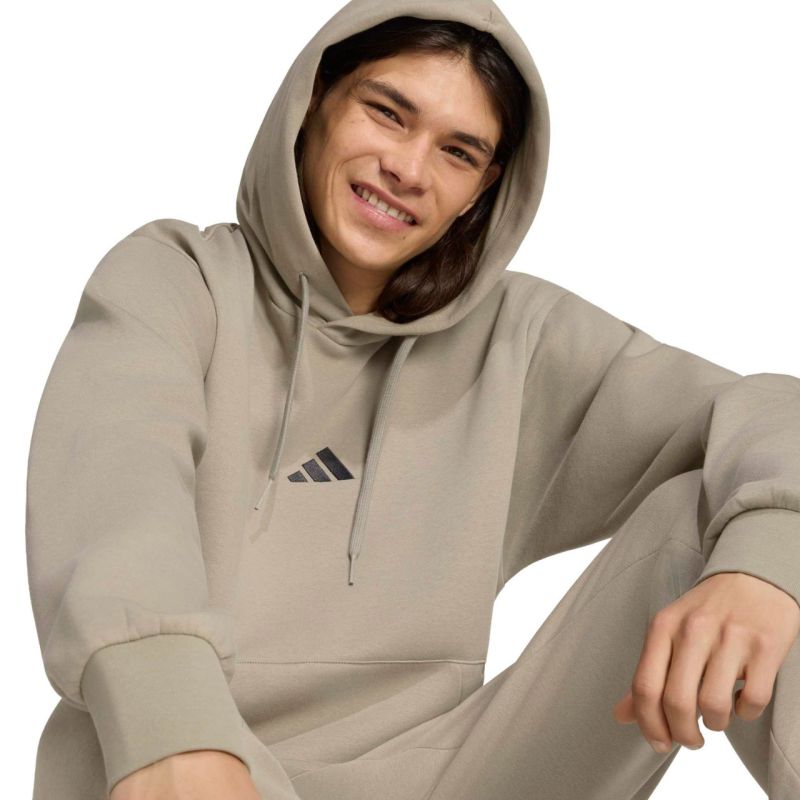 5. adidas Essentials Feelcozy Hoodie für Herren, Beige KF2361