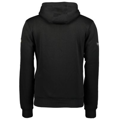 2. Herren-Sportpullover Geographical Norway GYMCLASS BLACK DB MEN 100 mit Kapuze, schwarz (WU4185H-GN-BLACK)