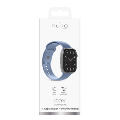 9. Puro Icon Armband für Apple Watch 44/45/46/49 mm – Blau