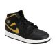 4. Air Jordan 1 Mid Junior (GS) Basketballschuh Schwarz/Metallic-Gold - DQ8423-071