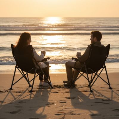 8. REDCLIFFS DELUXE Klappbarer Campingstuhl