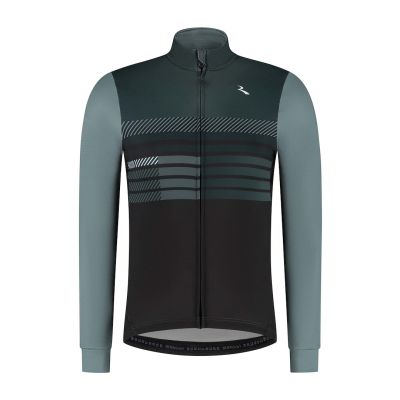 Rogelli STRYDE Langarmshirt schwarz und blau Größe