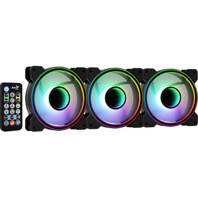 3. Lüfter + Nabe AEROCOOL PGS MIRAGE 12 ARGB PRO (3x120)