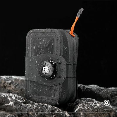 6. Rockbros AS-150 Wasserdichte Multifunktions-Satteltasche mit Flaschenhalter – Schwarz