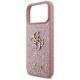 6. Guess Fixed Glitter Big 4G Hülle für iPhone 18 Pro Max / 17 Pro Max – Pink
